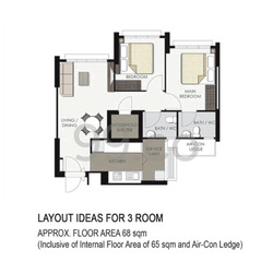 Blk 512A Oleander Breeze @ Yishun (Yishun), HDB 3 Rooms #444755011